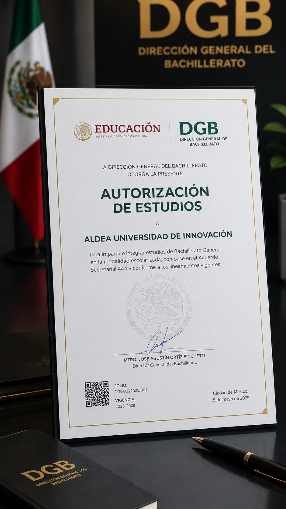 Validez oficial DGB
